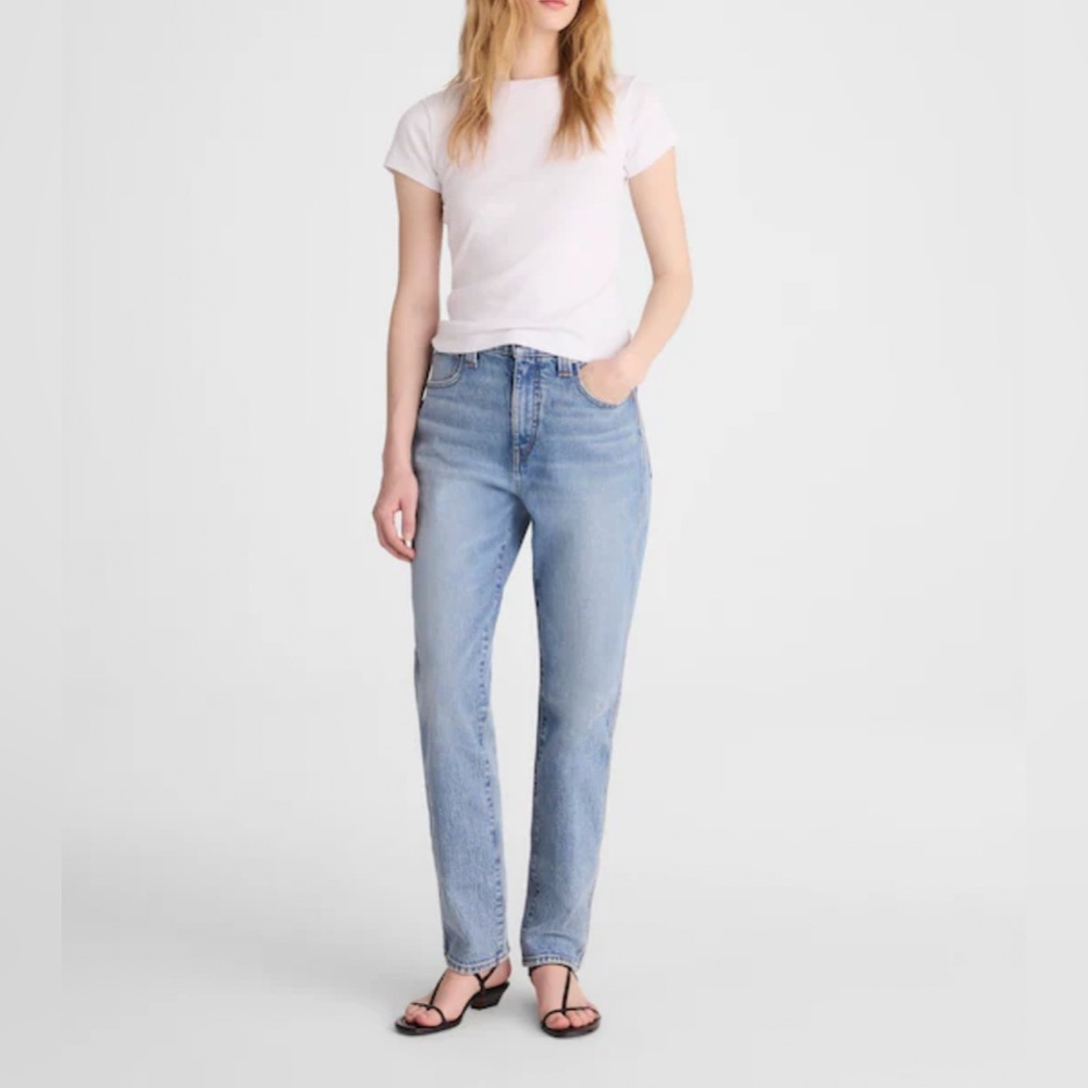 Madewell The Perfect Vintage Jean Size 26 Straight Leg Jeans Light Wash Summer